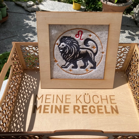 Fische Sternzeichen - Stickdatei bei Michis Textilatelier