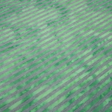 Stoff Baumwolle Jersey 9 mm Batik Streifen grau grün gestreift