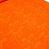 Stoff Baumwolle Popeline Querstretch 2 mm Pünktchen orange rot