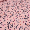 Stoff Modal Jersey abstrakten grafischen Design rosa blau fuchsia