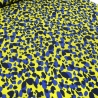 Stoff Modal Jersey Tupfen Flecken Design gelb royal blau marine