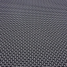 Stoff Baumwolle Jersey Schuppen Design schwarz weiß Kleiderstoff