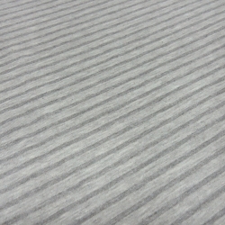 Stoff Baumwolle Jersey 5/3 mm Streifen hellgrau grau gestreift