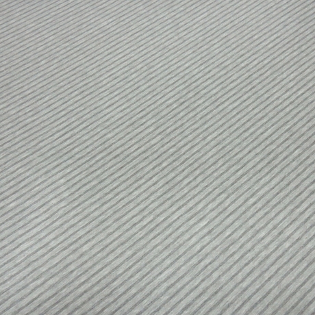Stoff Baumwolle Jersey 5/3 mm Streifen hellgrau grau gestreift