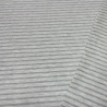 Stoff Baumwolle Jersey 5/3 mm Streifen hellgrau grau gestreift