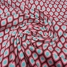 Stoff Baumwolle Jersey Tropfen grafische Muster braun rosa mint