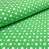 Stoff Baumwolle Jersey Sterne Stars grün weiß blau Kinderstoff