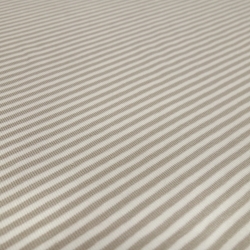 Stoff Baumwolle Jersey 2mm Streifen Nadelstreifen beige ecrú