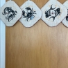 Fische Sternzeichen - Stickdatei bei Michis Textilatelier
