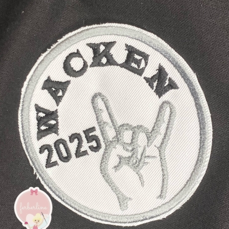 Ferberline Stickdatei ITH Anhänger Set Wacken 2025