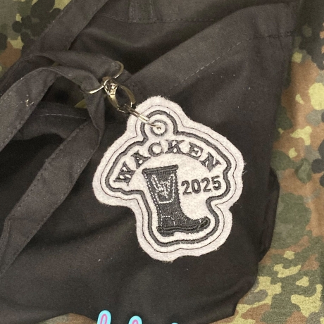 Ferberline Stickdatei ITH Anhänger Set Wacken 2025