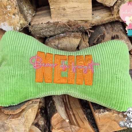 Ferberline Stickdatei Applikation NEIN ab 9x18