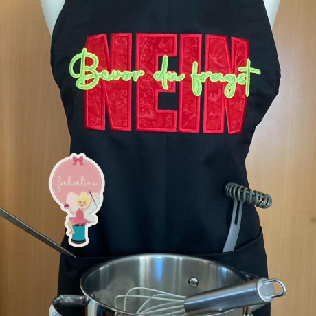 Ferberline Stickdatei Applikation NEIN ab 9x18