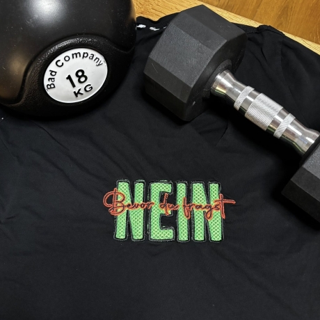 Ferberline Stickdatei Applikation NEIN ab 9x18