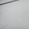 Stoff 100% Baumwolle 2 mm Zefir Karo weiß hellgrau kariert
