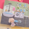 Toca Boca Familienhaus, Spielbuch, Handmade, Busybook, Spiel