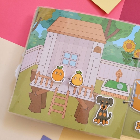 Toca Boca Familienhaus, Spielbuch, Handmade, Busybook, Spiel