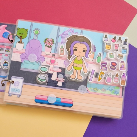 Toca Boca Life, Wochenende, Spielbuch, Handmade, Busybook, Spiel