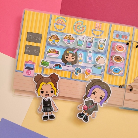 Toca Boca Life, Wochenende, Spielbuch, Handmade, Busybook, Spiel