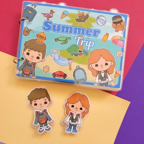 Toca Boca Life, Urlaub, Spielbuch, Handmade, Busybook, Spiel