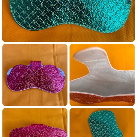 Brillenetui - Stickdatei by Michis Textilatelier