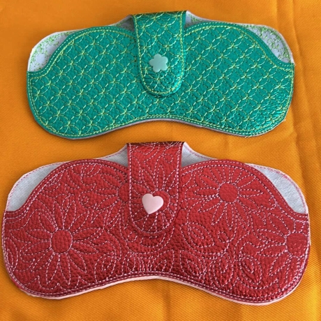 Brillenetui - Stickdatei by Michis Textilatelier