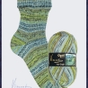 Opal Vincent van Gogh, 4-fädige Sockenwolle, Farbe 5434