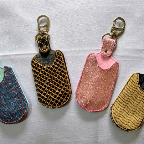 Lippenbalm Täschchen 5 Teilig - ITH  by Michis Textilatelier