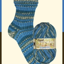 Opal Friendship, 6-fädige Sockenwolle, Farbe 11562