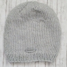 Beanie Star Gr. 55-58 hellgrau/anthrazit