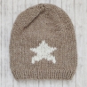 Beanie Star Gr. 55-58 sisal/natur