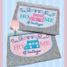 Ferberline Stickdatei Home Vintage ab 11x18cm
