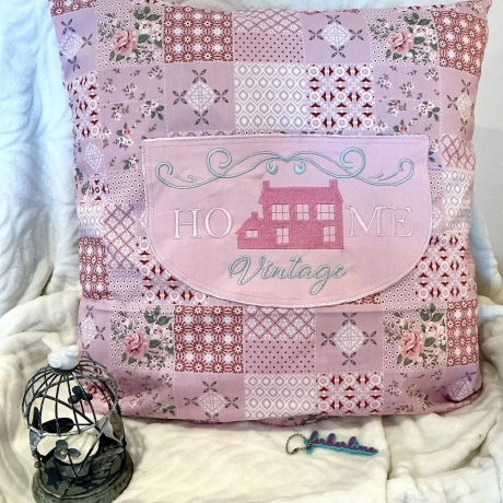 Ferberline Stickdatei Home Vintage ab 11x18cm