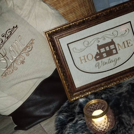 Ferberline Stickdatei Home Vintage ab 11x18cm