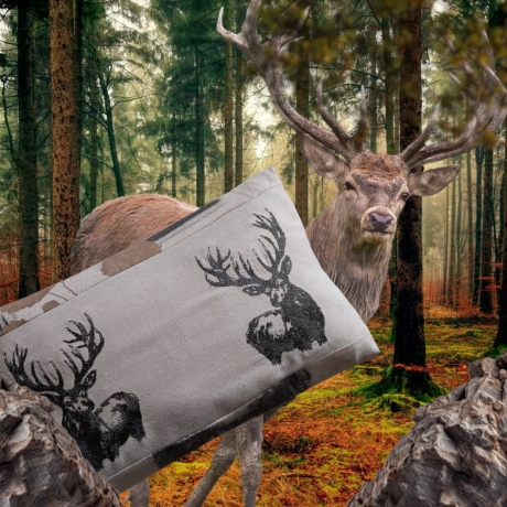 Ferberline Stickdatei Scribble Hirsch ab 10x10