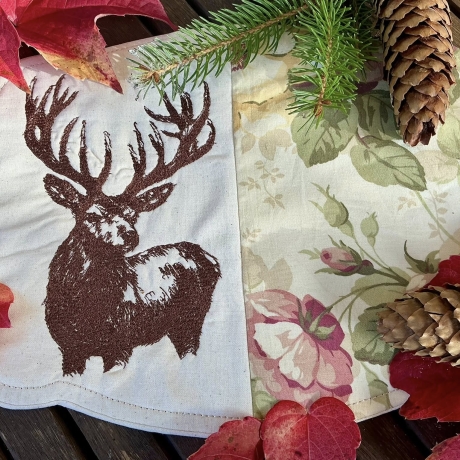 Ferberline Stickdatei Scribble Hirsch ab 10x10