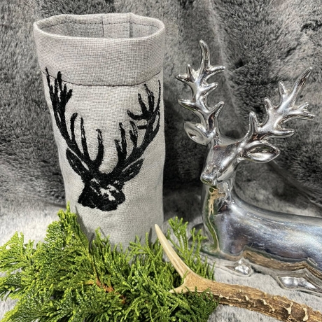 Ferberline Stickdatei Scribble Hirsch ab 10x10