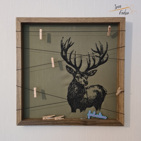 Ferberline Stickdatei Scribble Hirsch ab 10x10