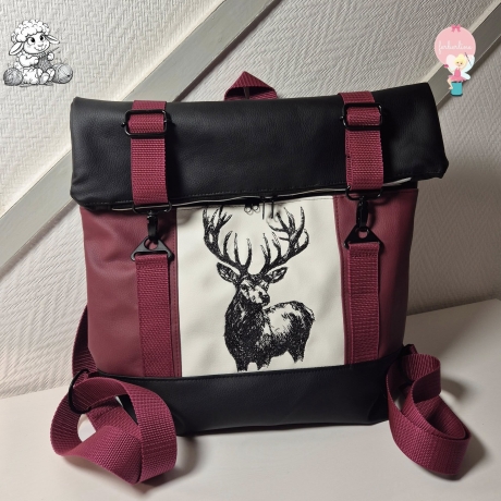 Ferberline Stickdatei Scribble Hirsch ab 10x10