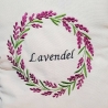 Lavendelkranz  - Stickdatei bei Michis Textilatelier