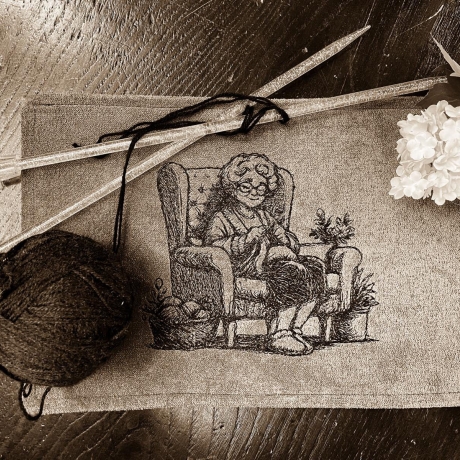 Ferberline Stickdatei Scribble Strickomi ab 13x15