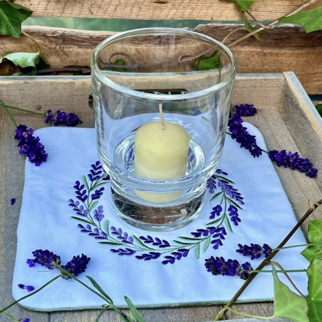 Lavendelkranz  - Stickdatei bei Michis Textilatelier