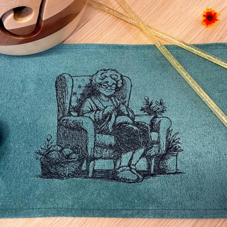 Ferberline Stickdatei Scribble Strickomi ab 13x15