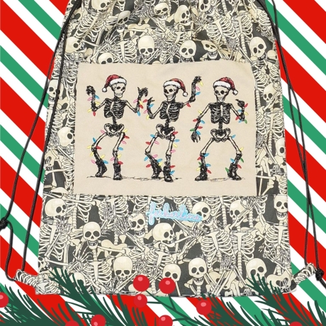 Ferberline Stickdatei Scribble Knochenkasper ab 13x18