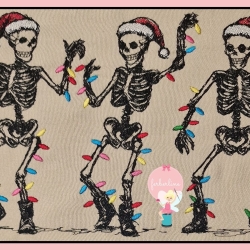 Ferberline Stickdatei Scribble Knochenkasper ab 13x18