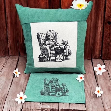 Ferberline Stickdatei Scribble Strickomi ab 13x15