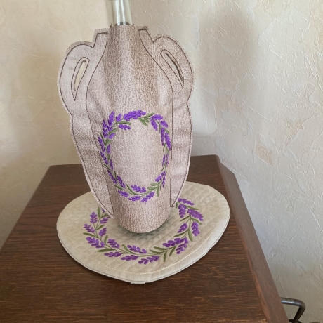 Lavendelkranz  - Stickdatei bei Michis Textilatelier