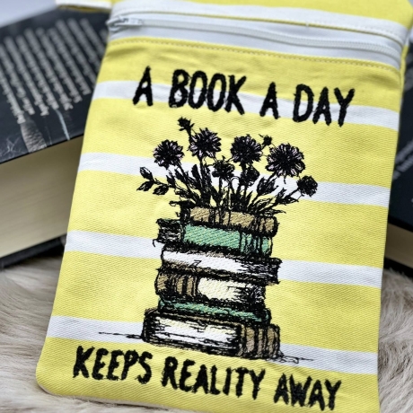 Ferberline Stickdatei Scribble A Book a Day ab 12x16