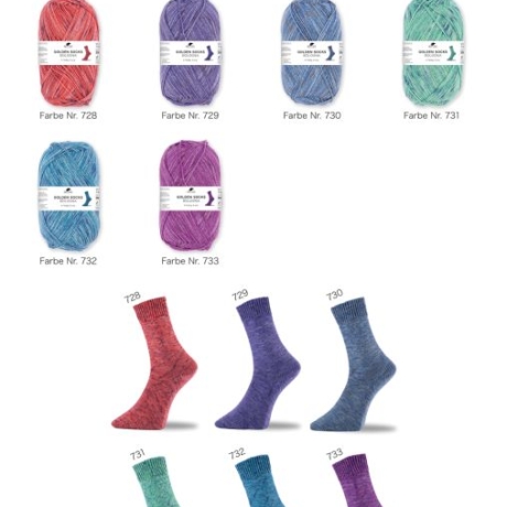 Pro Lana Bologna, 4-fädige Sockenwolle, Farbe 729