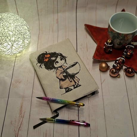 Ferberline Stickdatei Scribble Morgenkäffchen ab 13x18cm